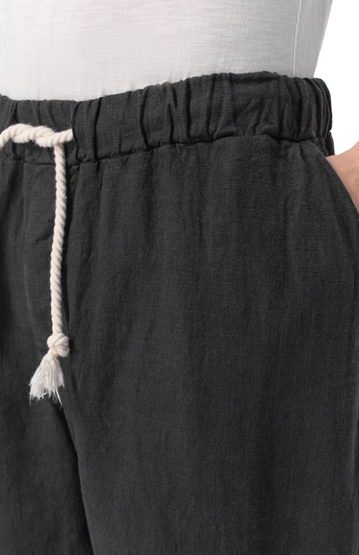 Льняные брюки Never Enough 2B5M090-148/MPA076 Чёрный  2B5M090-148/MPA076 Фото 5