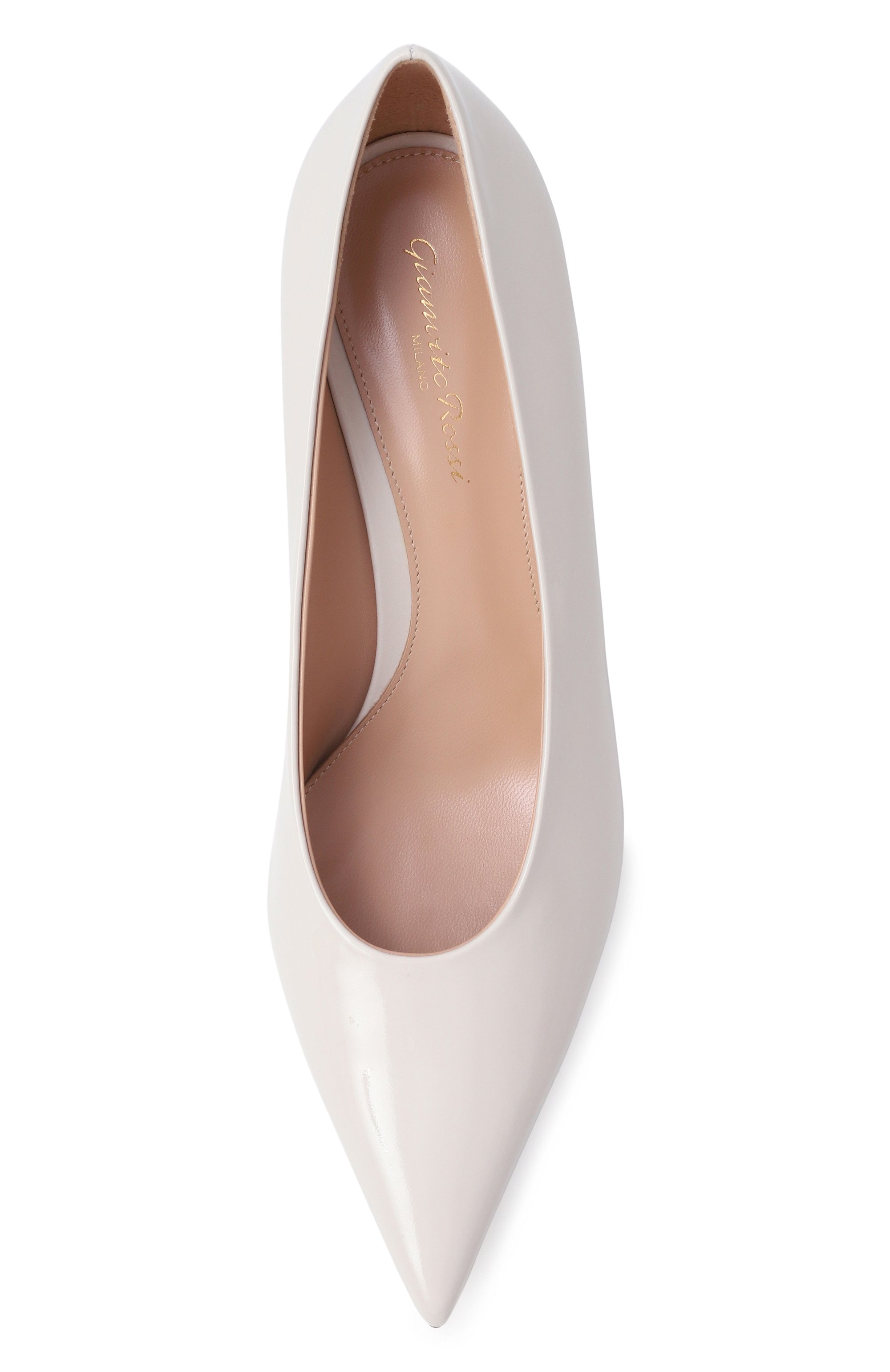 Лакированные туфли robbie 55 GIANVITO ROSSI белого цвета по цене 99100 руб., арт. G22273.55RIC.NUI0FFW, фото 6 Лакированные туфли robbie 55 GIANVITO ROSSI, арт. G22273.55RIC.NUI0FFW, фото 6