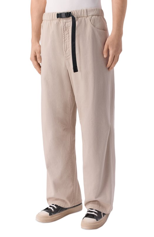 Хлопковые брюки White Sand 26SU93/260 Бежевый  26SU93/260 Фото 3