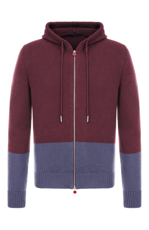 Кашемировый кардиган Kiton UMK0799A0072 Бордовый UMK0799A0072
