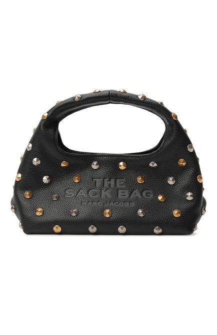 Женская сумка the sack bag mini MARC JACOBS (THE) черного цвета, арт. 2F4HSH017H04 | Фото 1 (Материал: Натуральная кожа; Материал сплава: Проставлено; Размер: mini; Драгоценные камни: Проставлено)