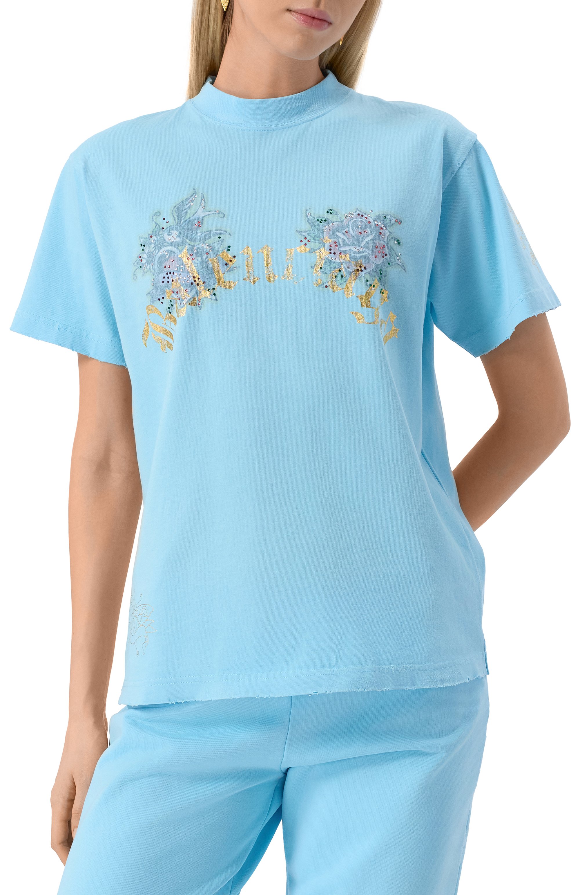 Хлопковая футболка BALENCIAGA, арт. 809122/TRVZ2, фото 3