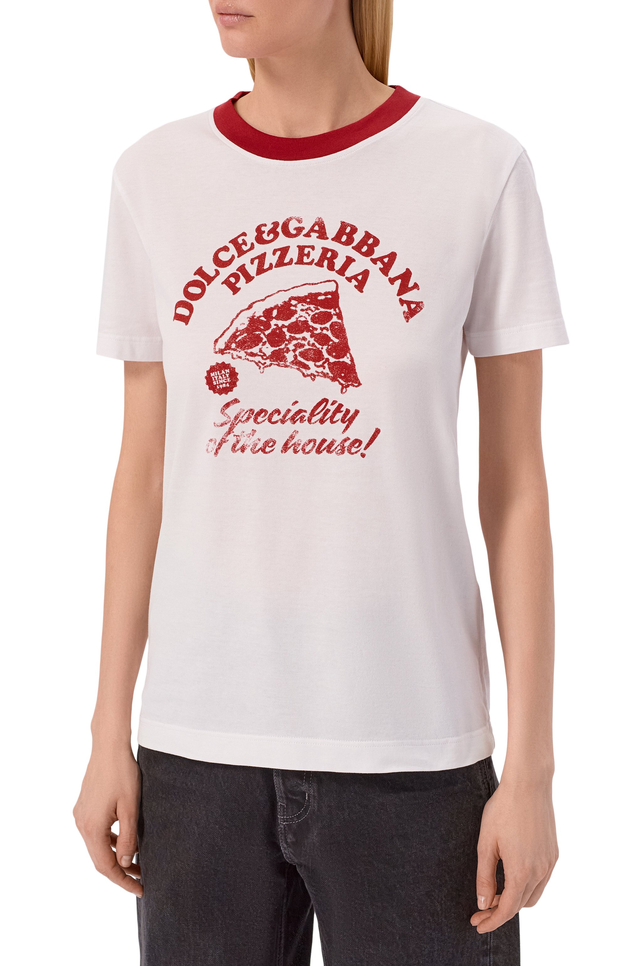 Хлопковая футболка DOLCE & GABBANA, арт. F8V42T/GDDM8, фото 3