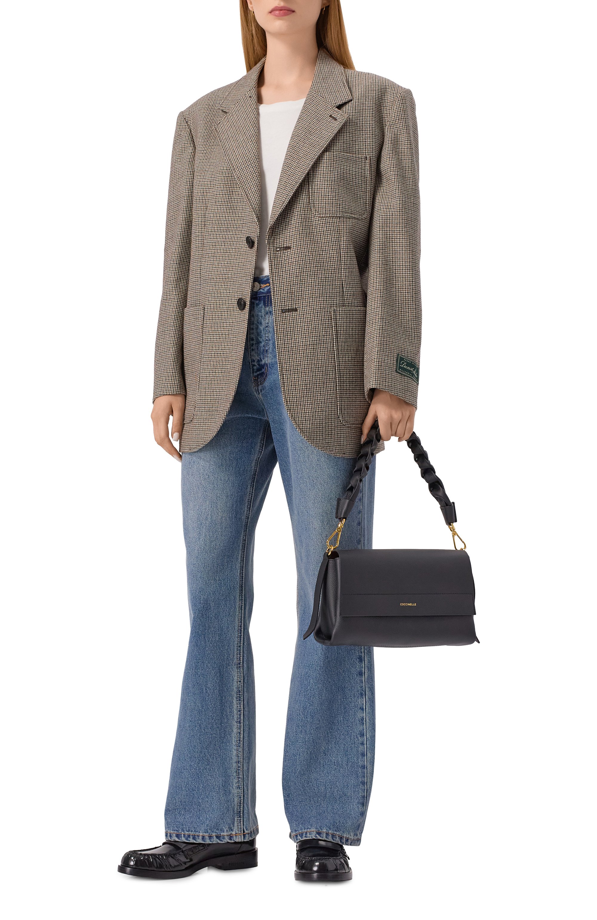 Сумка boheme small COCCINELLE черного цвета по цене 45150 руб., арт. E1 M50 12 01 01, фото 7 Сумка boheme small COCCINELLE, арт. E1 M50 12 01 01, фото 7