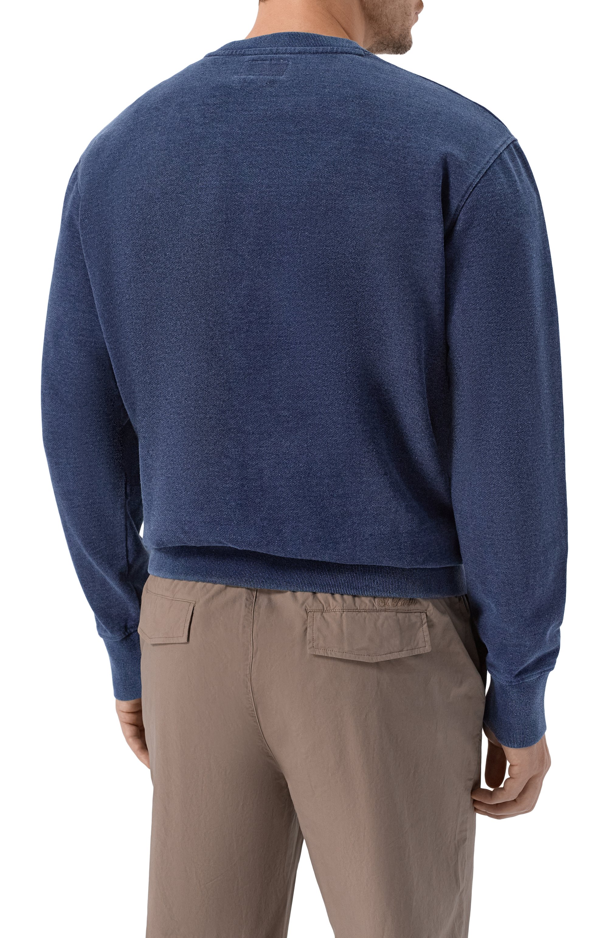 Хлопковый свитшот MC2 SAINT BARTH синего цвета по цене 26350 руб., арт. C00P001-00490L/C00PER, фото 4 Хлопковый свитшот MC2 SAINT BARTH, арт. C00P001-00490L/C00PER, фото 4