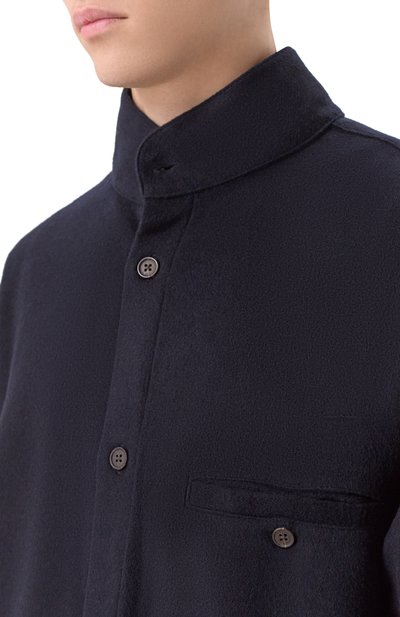 Рубашка из шерсти и кашемира EMPORIO ARMANI, арт. EM004176/AF17835, фото 5