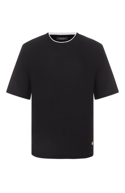 Мужская футболка из хлопка и шелка STEFANO RICCI, арт. MNH5204390/CTK01S