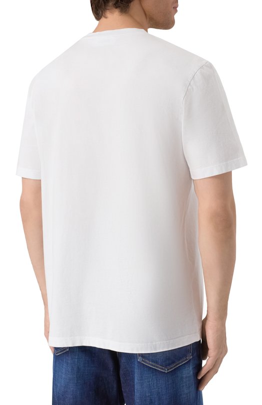 Хлопковая футболка Dsquared2 S74GD1452/D20020 Белый  S74GD1452/D20020 Фото 4