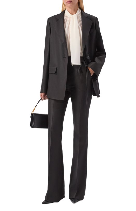 Шелковые брюки MVST M25.1PW.T004/ZEGNA Чёрный  M25.1PW.T004/ZEGNA Фото 2