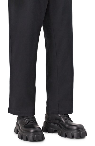 Комбинированные ботинки monolith PRADA, арт. 2UE007-3L09-F0002-D002, фото 3