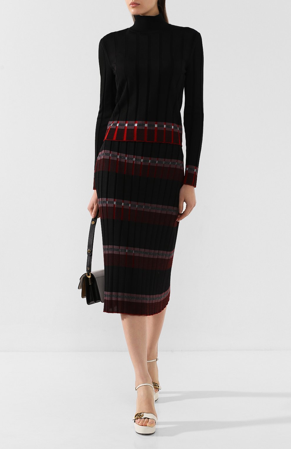 Водолазка из смеси вискозы и шерсти MARNI, арт. DVMD0073Q0/FW618, фото 2