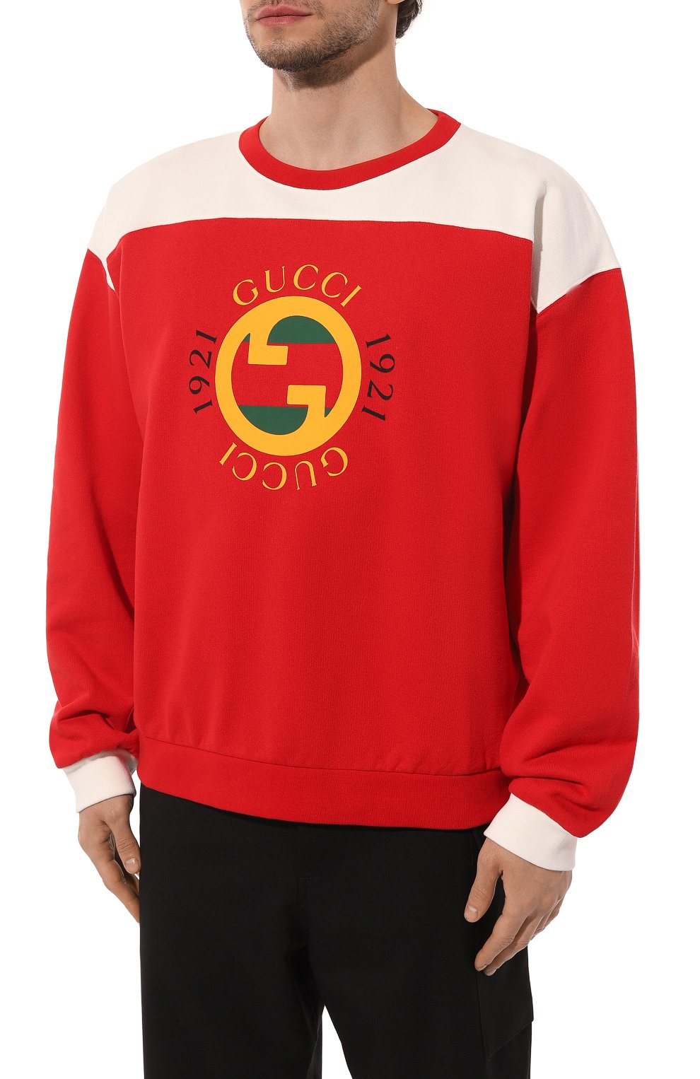 Хлопковый свитшот GUCCI, арт. 756663/XJFWJ, фото 3