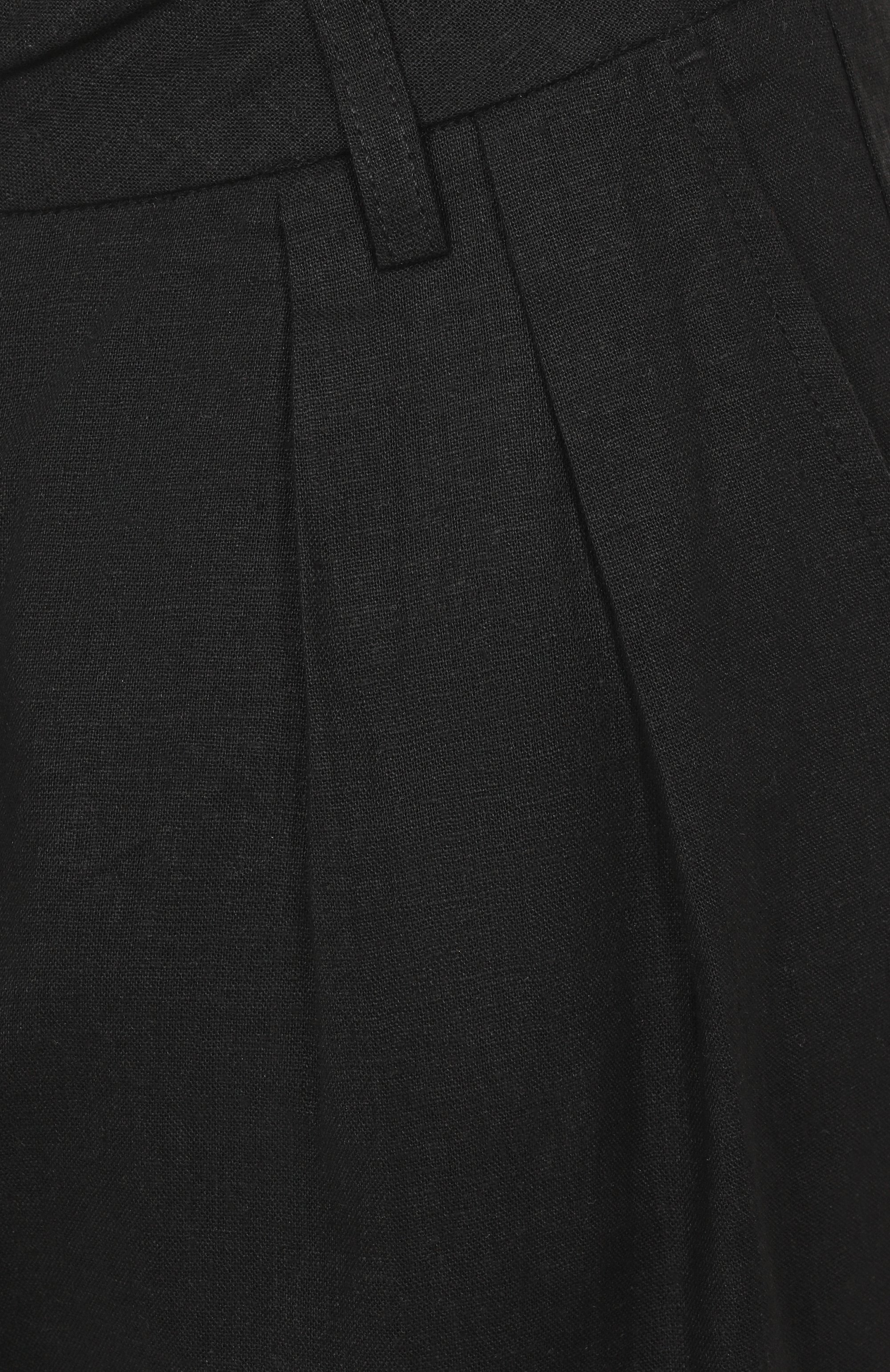 Шорты изо льна и вискозы HINNOMINATE черного цвета по цене 15250 руб., арт. HMABW01856, фото 6 Шорты изо льна и вискозы HINNOMINATE, арт. HMABW01856, фото 6