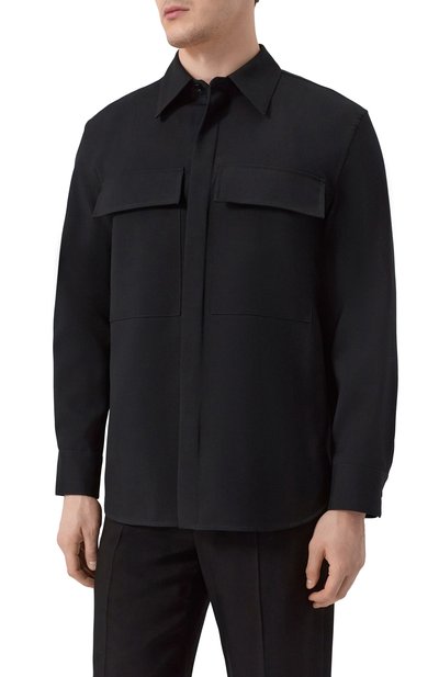 Шерстяная рубашка JIL SANDER, арт. J23DL0104/J40159, фото 3