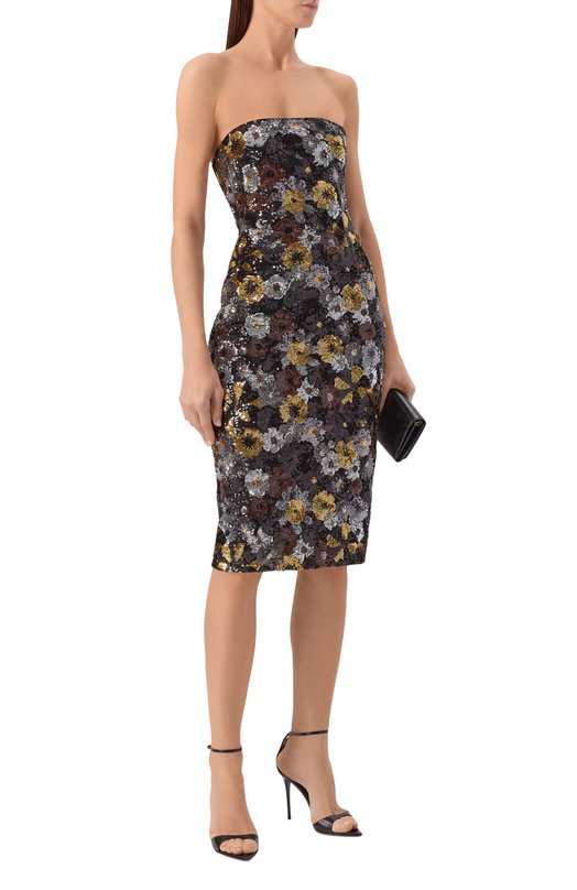 Платье с отделкой пайетками Max Mara Studio VACILL0 Разноцветный  VACILL0 Фото 2