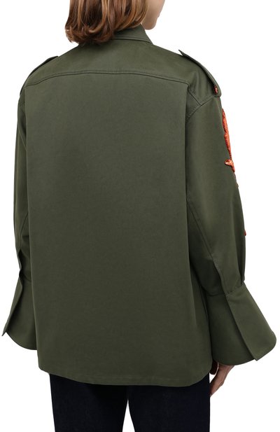 Хлопковая куртка VALENTINO, арт. UB3CJ1K52C0, фото 4