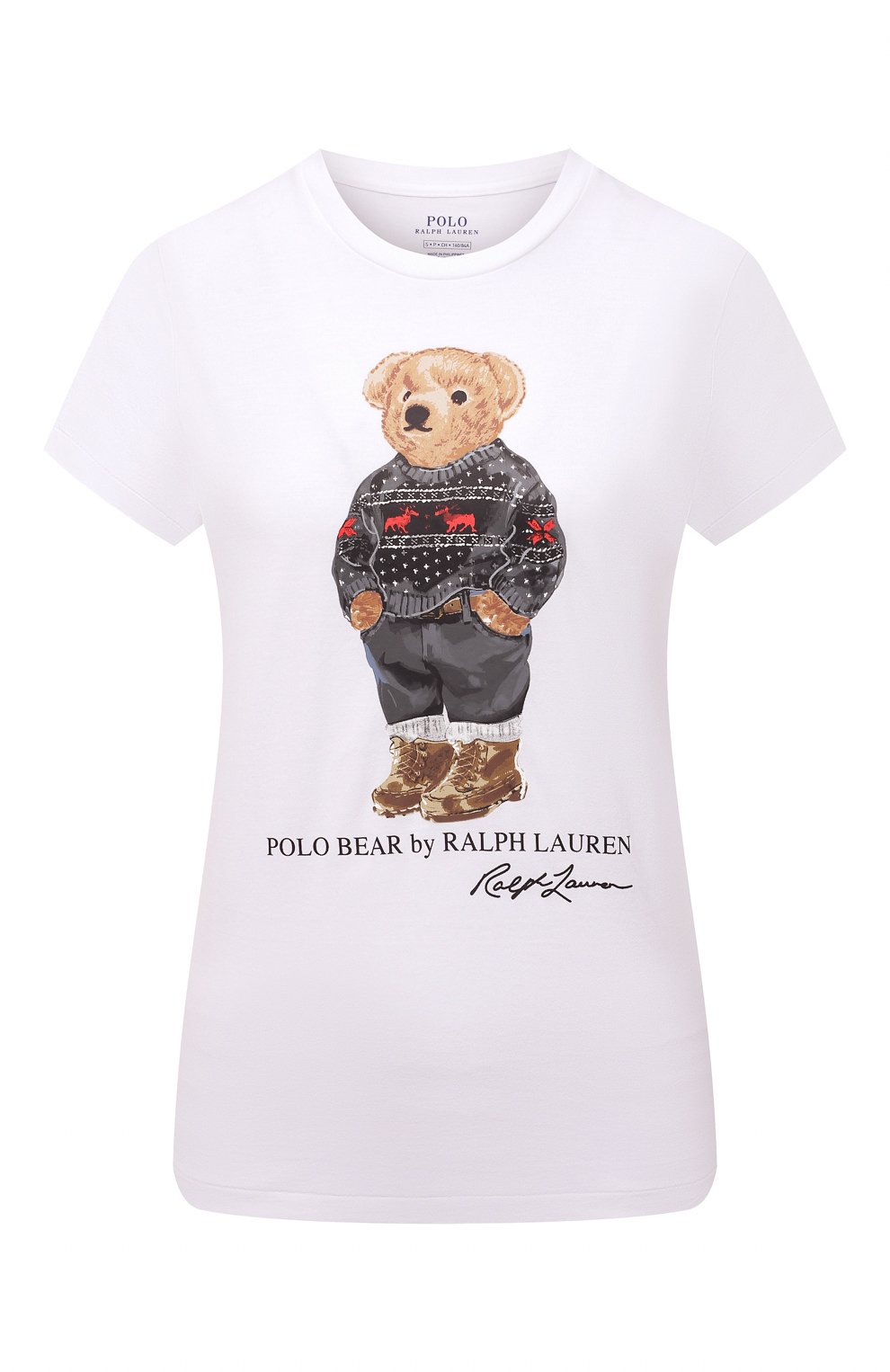 Хлопковая футболка POLO RALPH LAUREN, арт. 211846851, фото 1