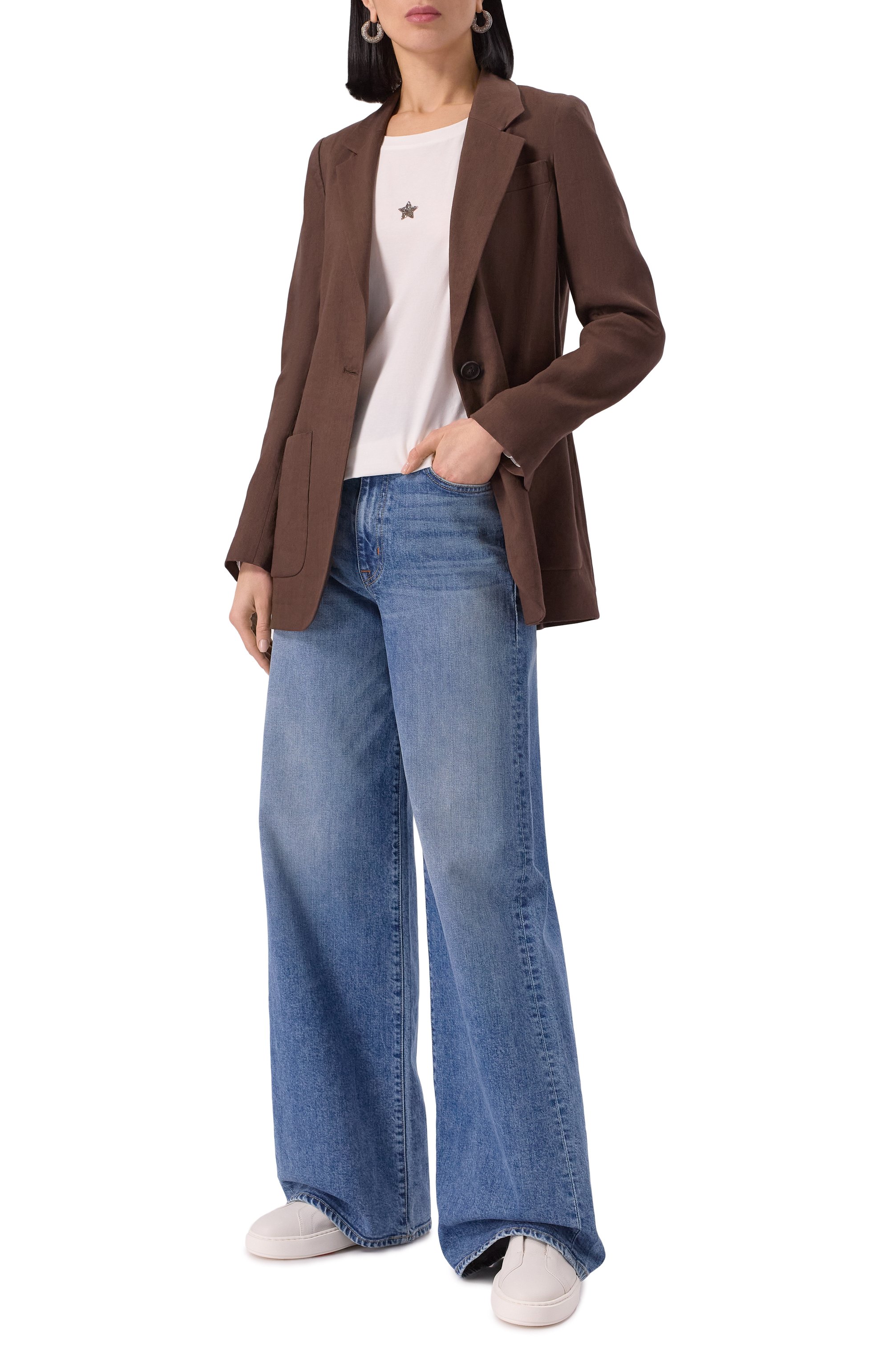 Жакет изо льна и вискозы LORENA ANTONIAZZI, арт. P2550GA02B/3347, фото 2