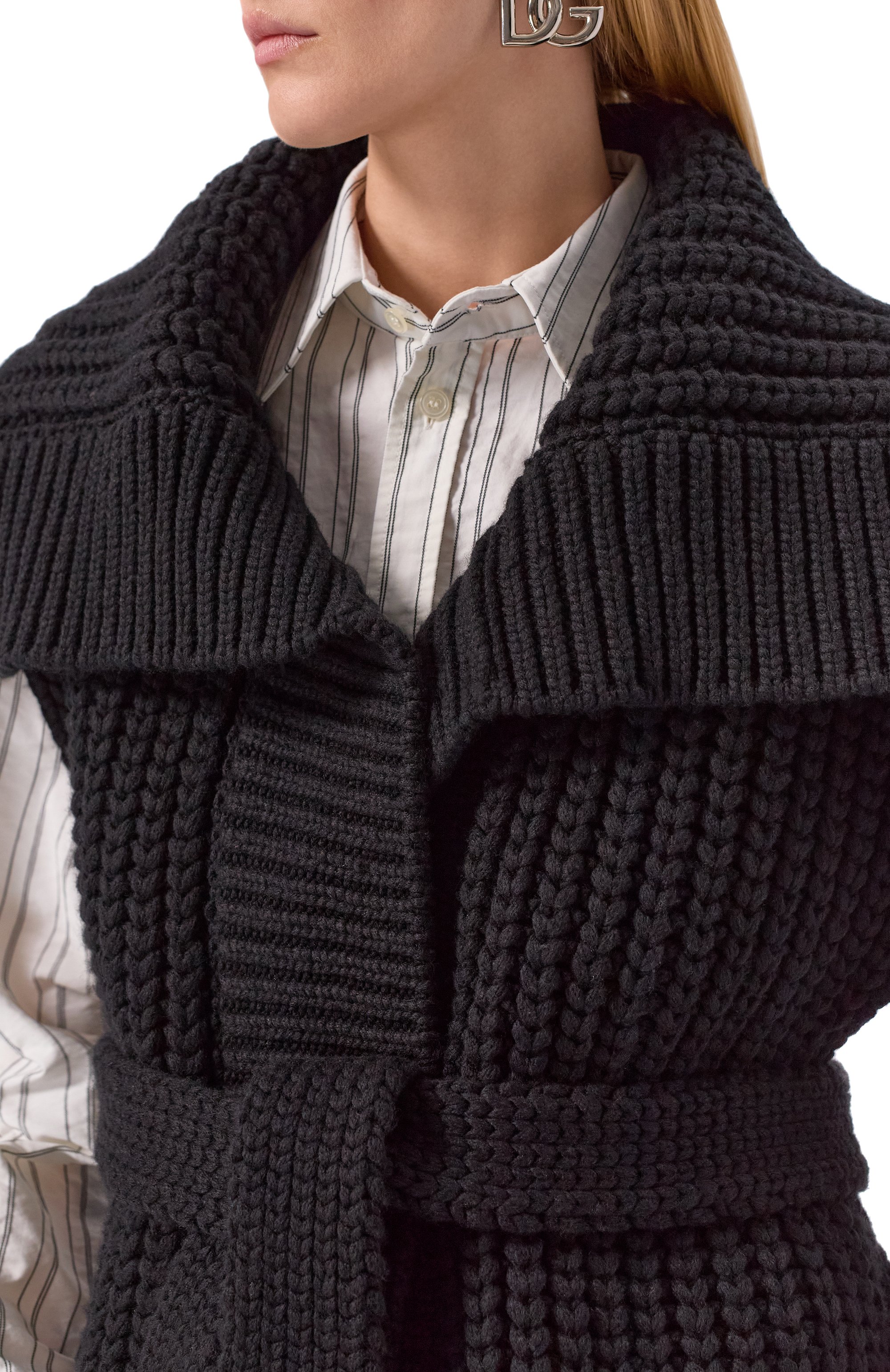 Жилет из шерсти и кашемира DOLCE & GABBANA, арт. FXVCKT/JBME2, фото 5