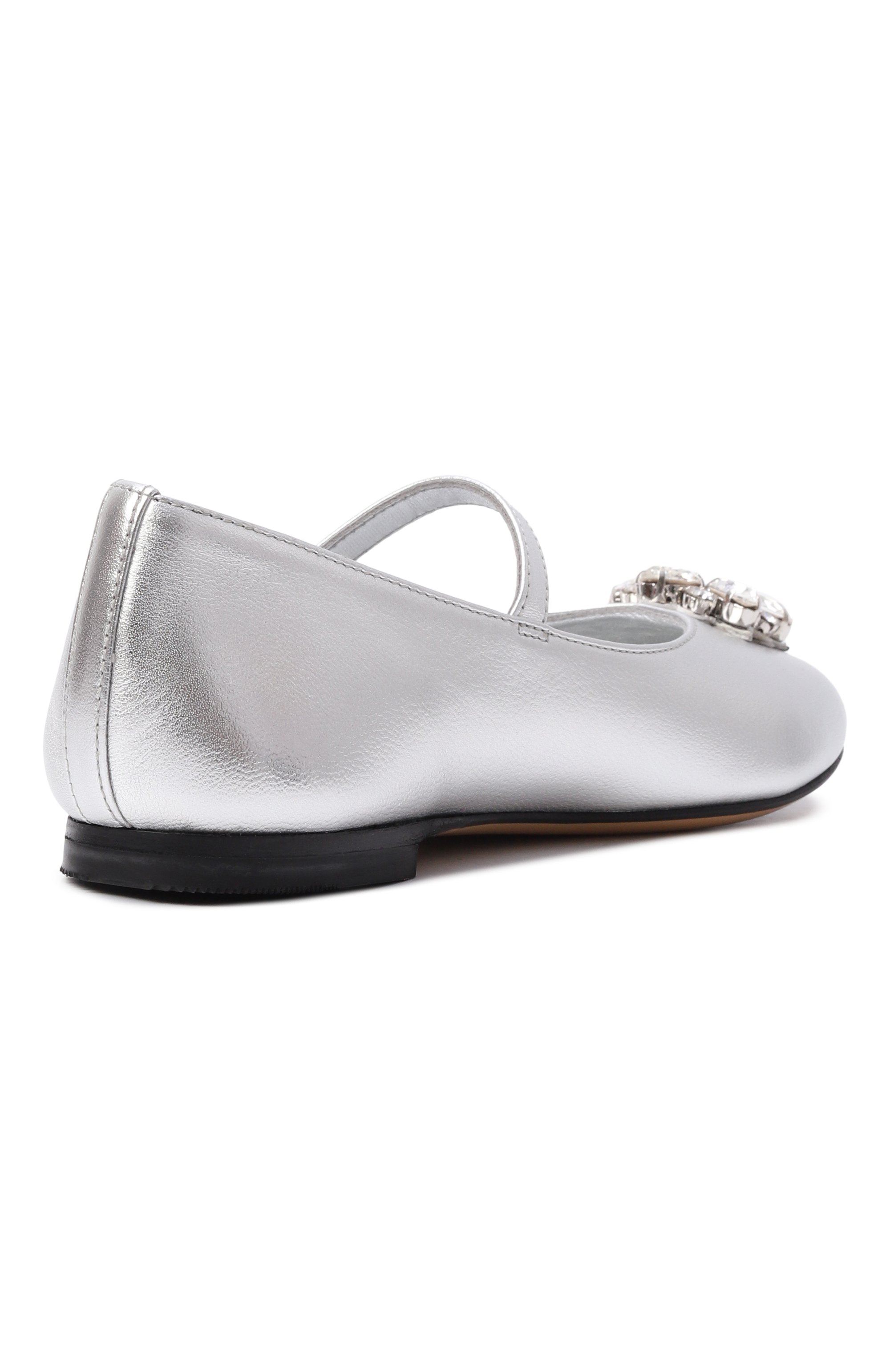 Кожаные балетки DOLCE & GABBANA, арт. D11376/AX261, фото 3