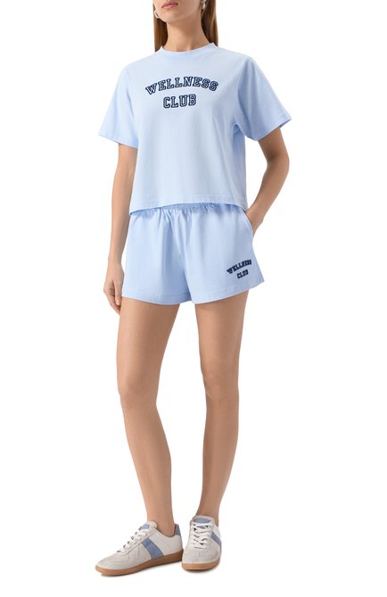 Женская хлопковая футболка SPORTY AND RICH, арт. T0047602010BL90