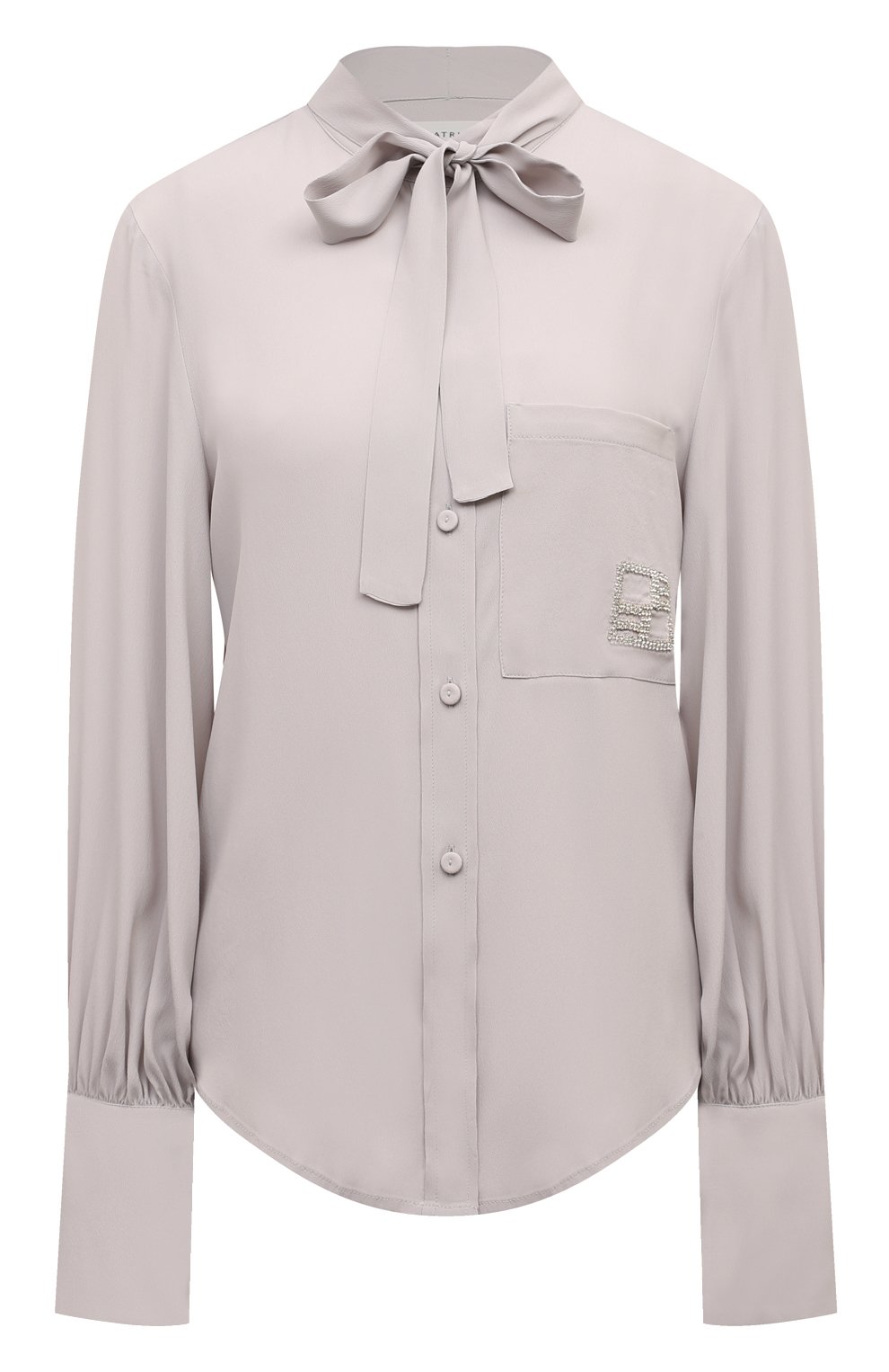 Блузка BEATRICE .B светло-серого цвета по цене 32850 руб., арт. 24FA4171/T0RRE, фото 1 Блузка BEATRICE .B, арт. 24FA4171/T0RRE, фото 1