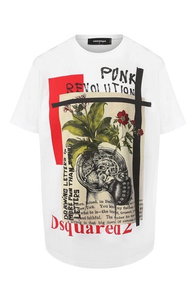 Женская хлопковая футболка DSQUARED2, арт. S72GD0143/S22427