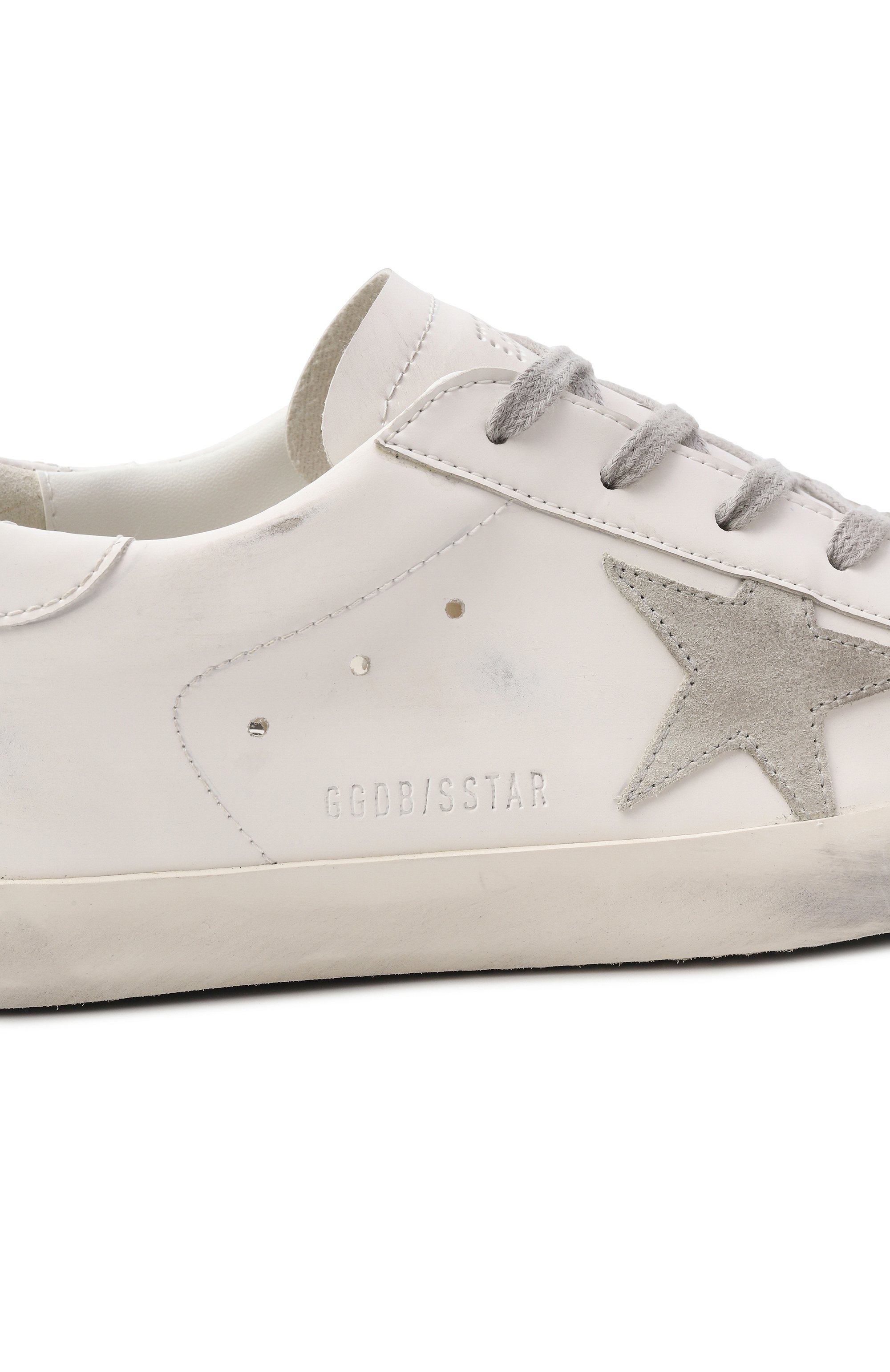 Кожаные кеды super-star GOLDEN GOOSE DELUXE BRAND, арт. GWF00102.F004685, фото 7