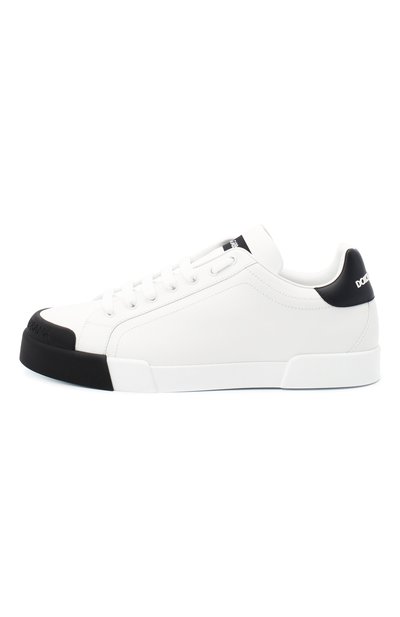 Кожаные кеды portofino DOLCE & GABBANA, арт. CS1802/AW113, фото 3