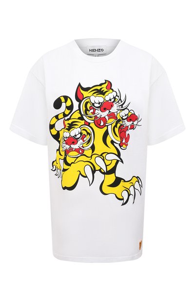 Женская хлопковая футболка KENZO, арт. FB52TS6414SJ