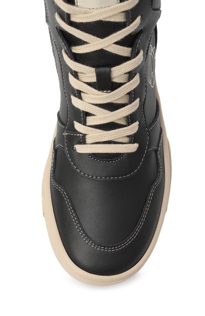 Кожаные кеды KARL LAGERFELD KIDS, арт. Z30976, фото 4