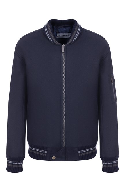 Мужской бомбер из шерсти и шелка ICEBERG, арт. 0090/3080