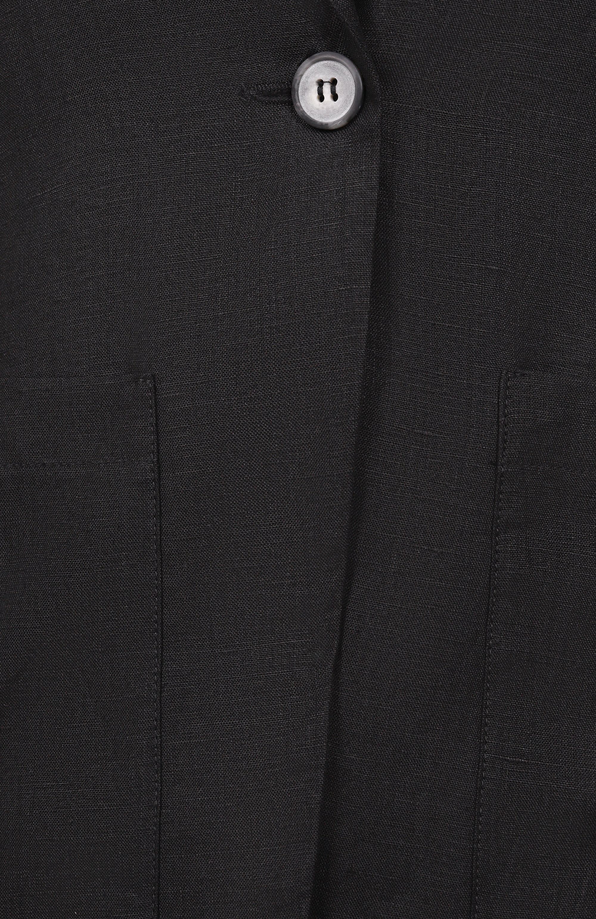 Льняной жакет GRAN SASSO черного цвета по цене 63900 руб., арт. 13217/32417, фото 6 Льняной жакет GRAN SASSO, арт. 13217/32417, фото 6