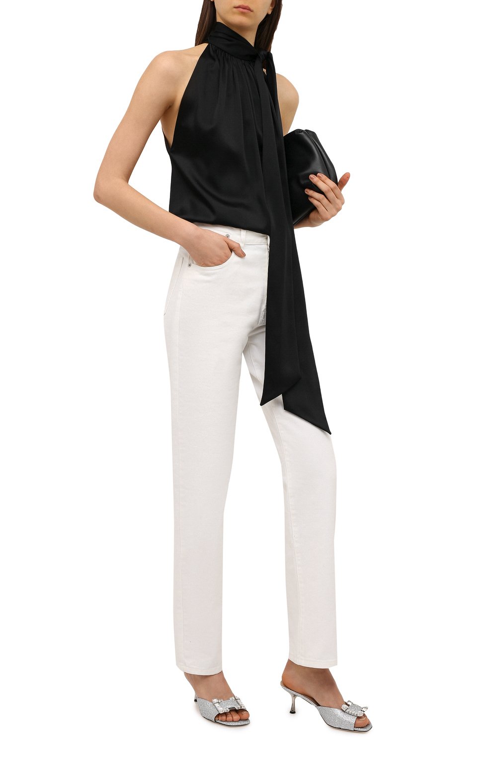 Текстильные мюли sr twenty SERGIO ROSSI, арт. A94320-MTE101, фото 2