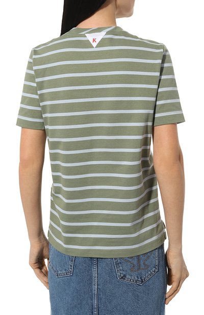 Хлопковая футболка KITON, арт. D53450K0949C, фото 4