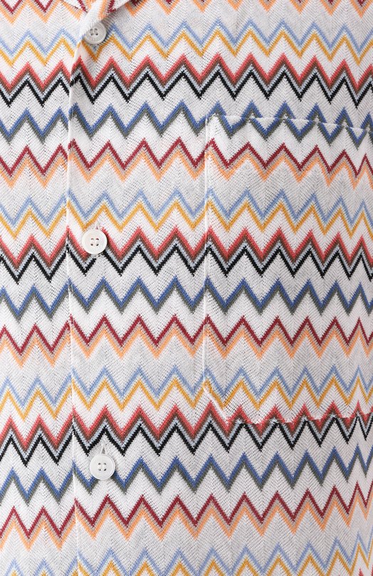 Хлопковая рубашка Missoni US25SJ0J/BR010U Разноцветный  US25SJ0J/BR010U Фото 6