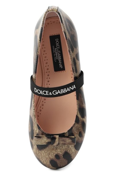 Кожаные балетки DOLCE & GABBANA, арт. D11294/AM568/27-36, фото 4