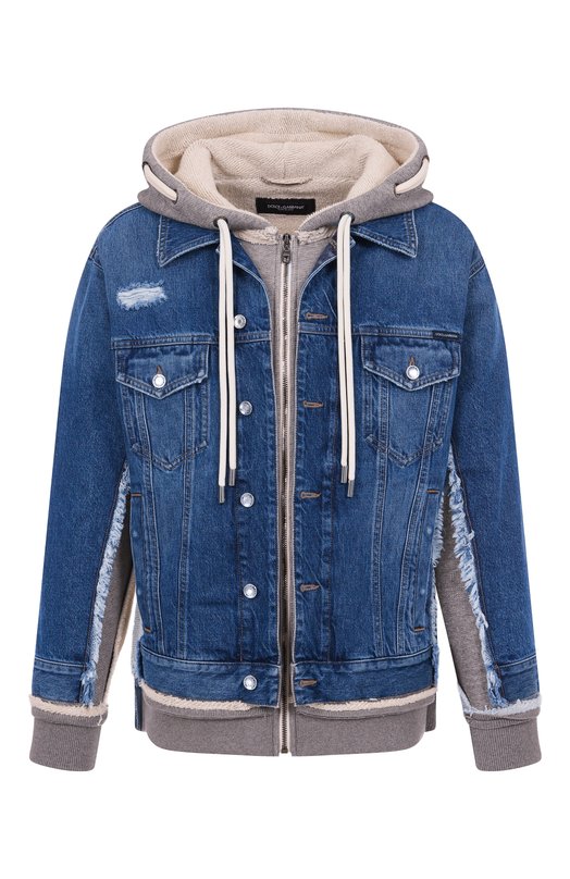 Комбинированная толстовка Dolce & Gabbana G9B0WD/GJ704 Синий G9B0WD/GJ704