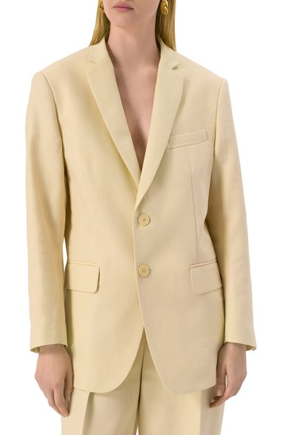 Жакет из хлопка и льна TWINSET, арт. 251TP2760, фото 3