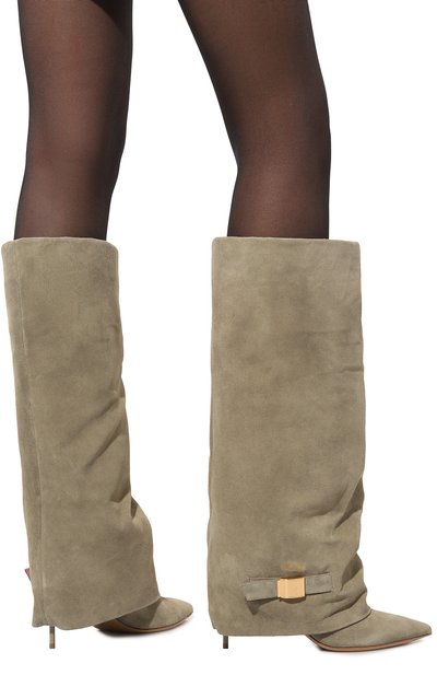 Замшевые сапоги uma 75 BALMAIN, арт. DN0TA037/LCTA, фото 3