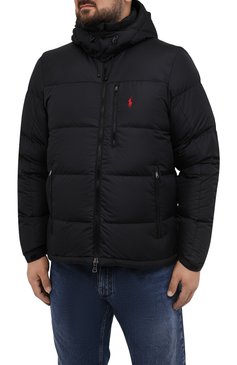 Мужская пуховая куртка POLO RALPH LAUREN черного цвета, арт. 711810936/PRL BS | Фото 3 (Кросс-КТ: Куртка; Big sizes: Big Sizes; Мужское Кросс-КТ: пуховик-короткий; Рукава: Длинные; Региональные ограничения белый список (Axapta Mercury): Не проставлено; Материал внешний: Синтетический материал; Материал сплава: Проставлено; Материал подклада: Синтетический материал; Драгоценные камни: Проставлено; Длина (верхняя одежда): Короткие; Материал утеплителя: Пух и перо; Стили: Кэжуэл)