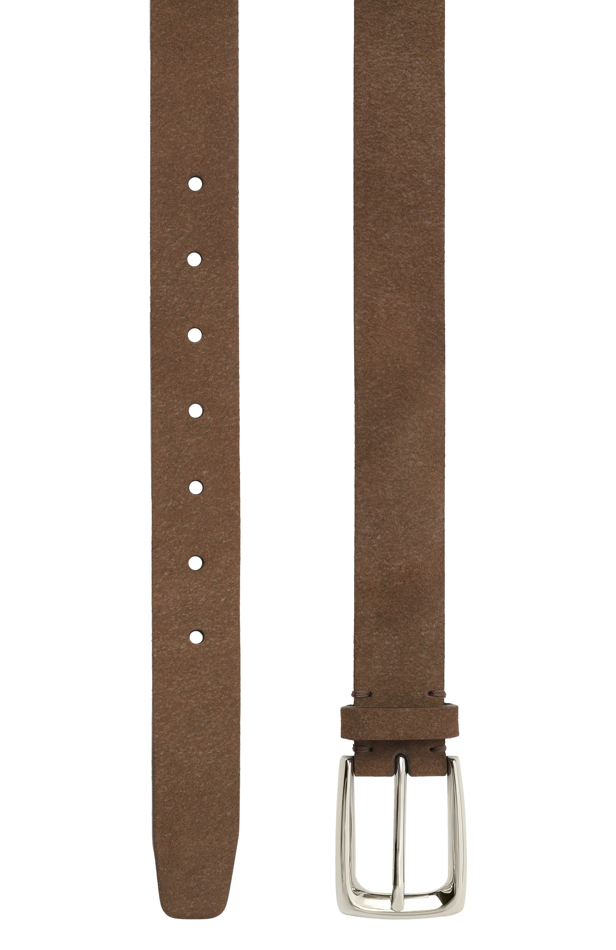 Замшевый ремень BRUNELLO CUCINELLI коричневого цвета по цене 62050 руб., арт. MAUGP379, фото 3 Замшевый ремень BRUNELLO CUCINELLI, арт. MAUGP379, фото 3