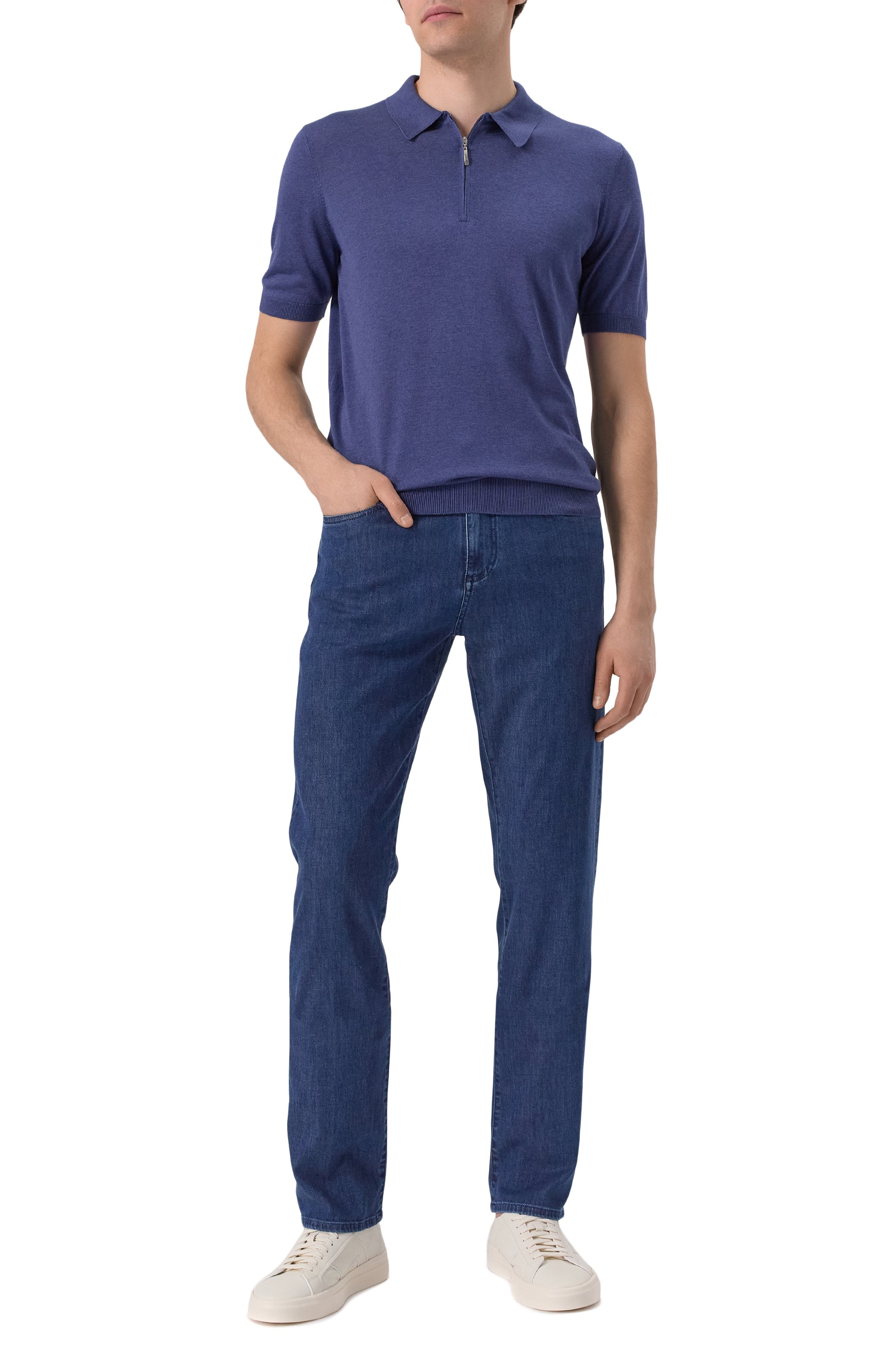 Шелковое поло GRAN SASSO, арт. 43166/23503, фото 2