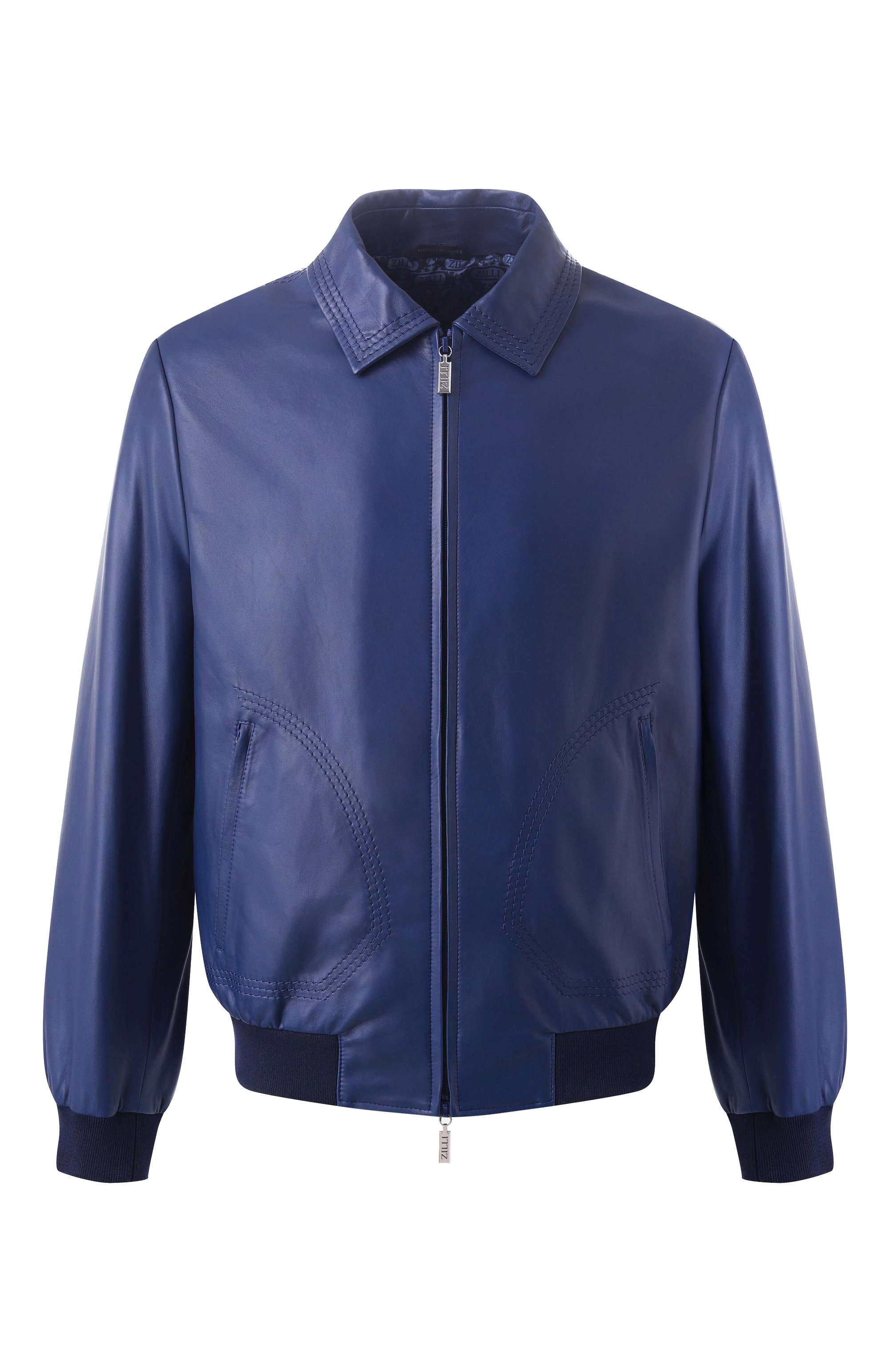 Кожаный бомбер ZILLI, арт. A0RYH1M1005VTSU00/62+, фото 1