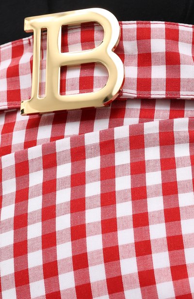 Хлопковая юбка BALMAIN, арт. VF14315/C280, фото 5