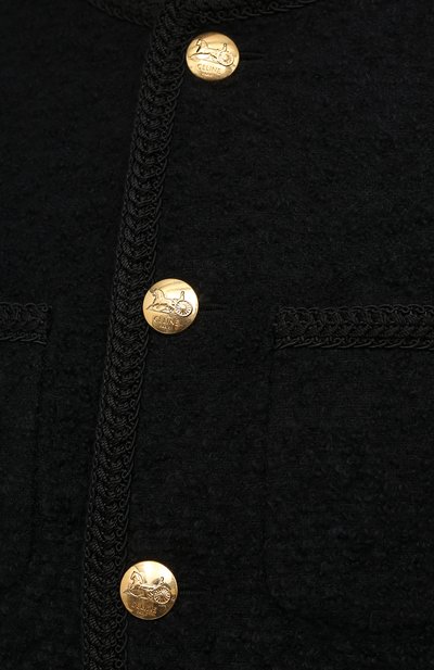 Жакет CELINE черного цвета по цене 299500 руб., арт. 2V00C333J, фото 5 Жакет CELINE, арт. 2V00C333J, фото 5