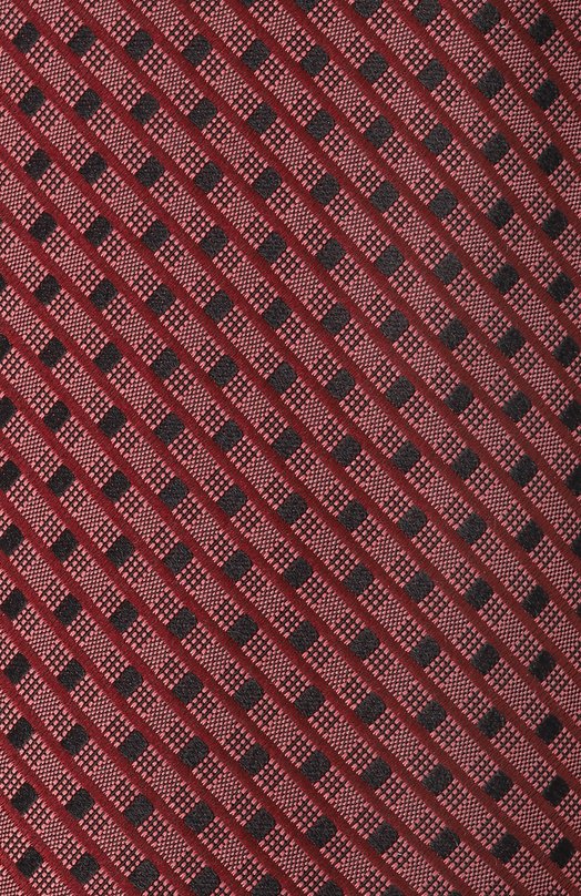 Шелковый галстук Canali 18/HJ04496 Бордовый  18/HJ04496 Фото 4