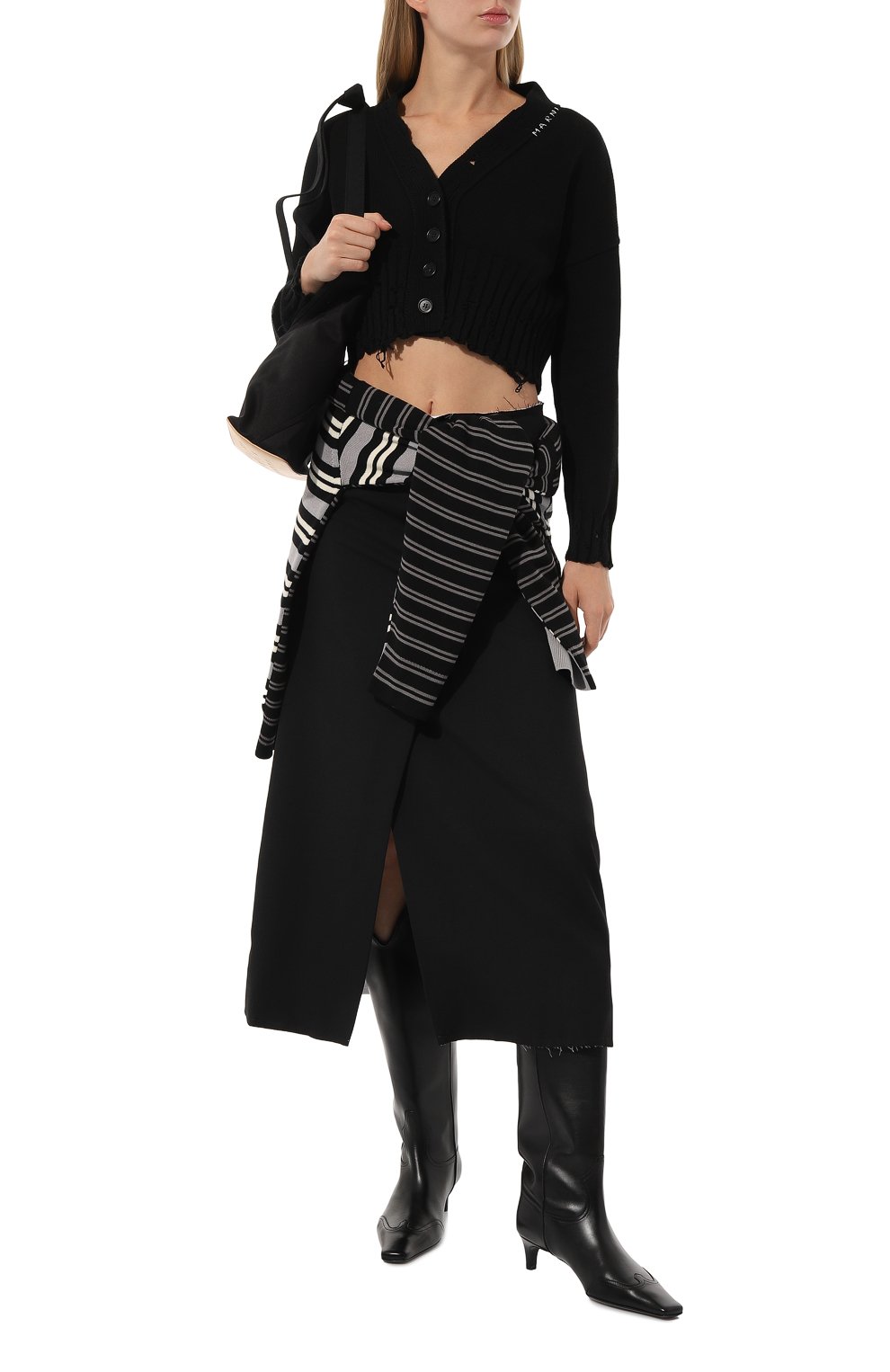 Хлопковый кардиган MARNI, арт. CDMD0223A2/UFC652, фото 2