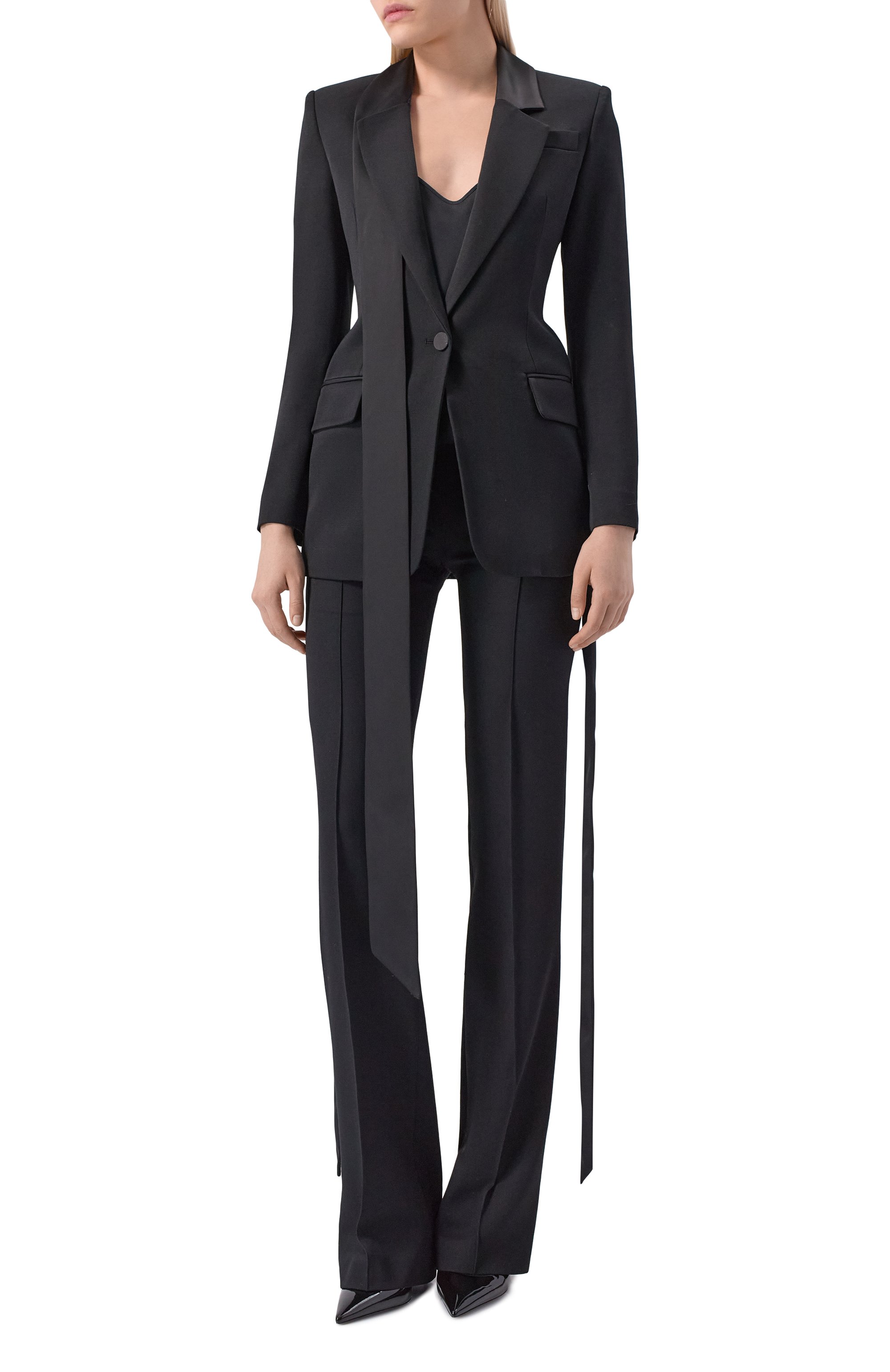 Шерстяной жакет THE ATTICO, арт. 260WCG00089/WWW065AA, фото 3