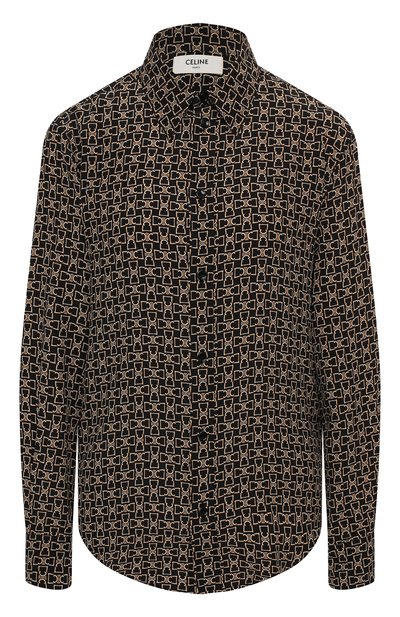 Женская шелковая рубашка CELINE, арт. 2C008257L